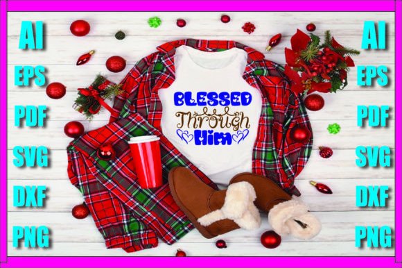 Blessed Through Him: Graphics and Print Templates for Branding