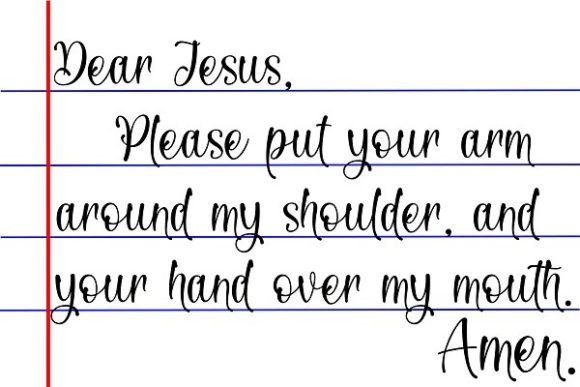 Dear Jesus Graphics for Crafts and Editorial Design