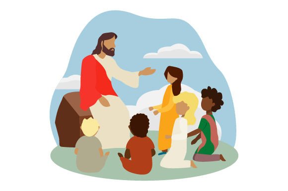 Jesus Christ Teaching Children Crafts