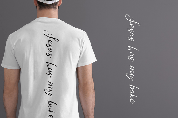 Jesus Has My Back SVG for Brand Graphics & Crafts