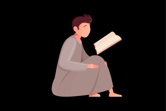 Jesus People Who Enjoy Reading the Bible: Graphics & Illustrations