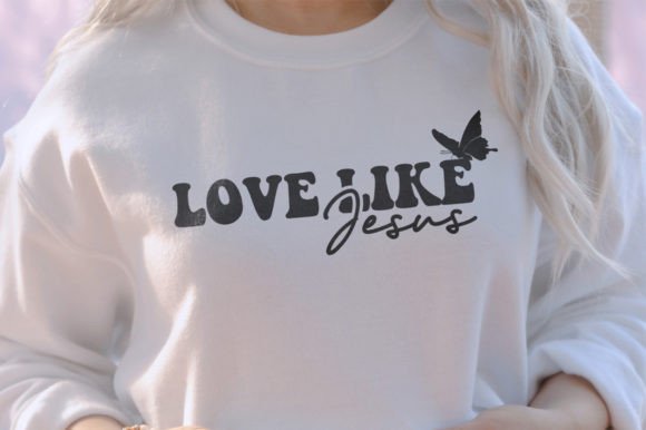 Love Like Jesus Svg, Be Kind Svg: Graphics & Crafts for Faith Content