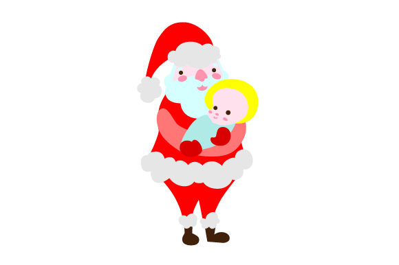 Santa Claus Holding Baby Jesus: A Design Review